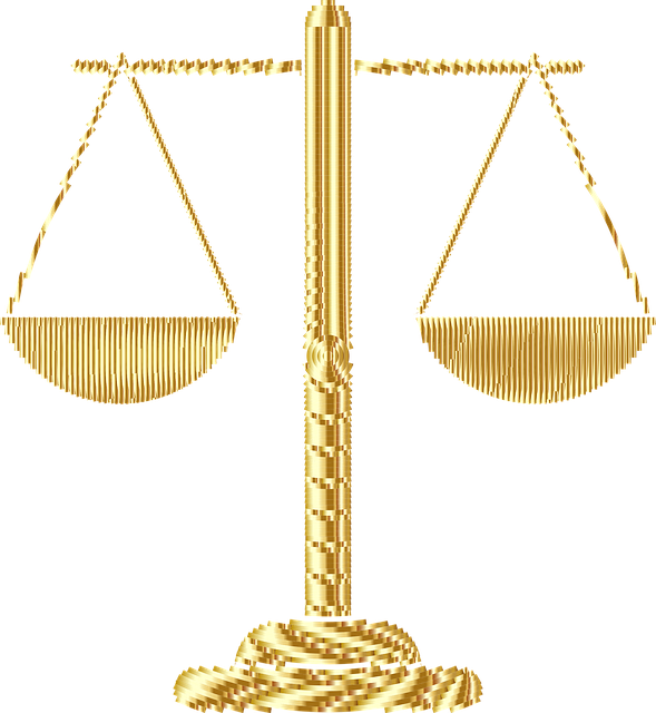 Balanced scales of justice