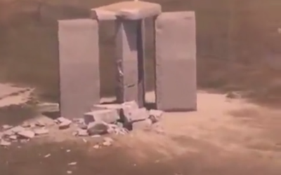 Monument to the “10 Commandments of the Antichrist” Destroyed